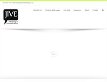 Tablet Screenshot of jivemarketing.com.au